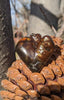 63.8ct FIRE AGATE HEART PENDANT - Blaze-N-Gems