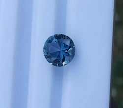 3.36cts. ROUND PURPLE TO BLUE COLOR CHANGER MT SAPPHIRE - Blaze-N-Gems