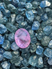 1.74ct HOT PINK MONTANA SAPPHIRE/RUBY OVAL DOIBLE ROSE CUT